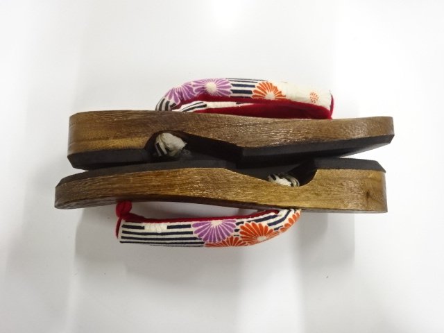  未使用品　焼桐下駄(23.5センチ)